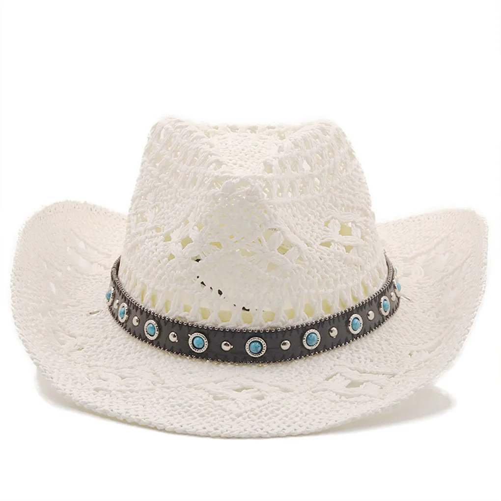 

Летняя ковбойская соломенная шляпа с широкими полями, солнцезащитные кепки ручной работы цвета хаки