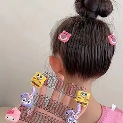 Cute Disney Hair Accessories Hair Comb Invisible Hairband Stretch Hair Comb Hair Holder For Women Girl