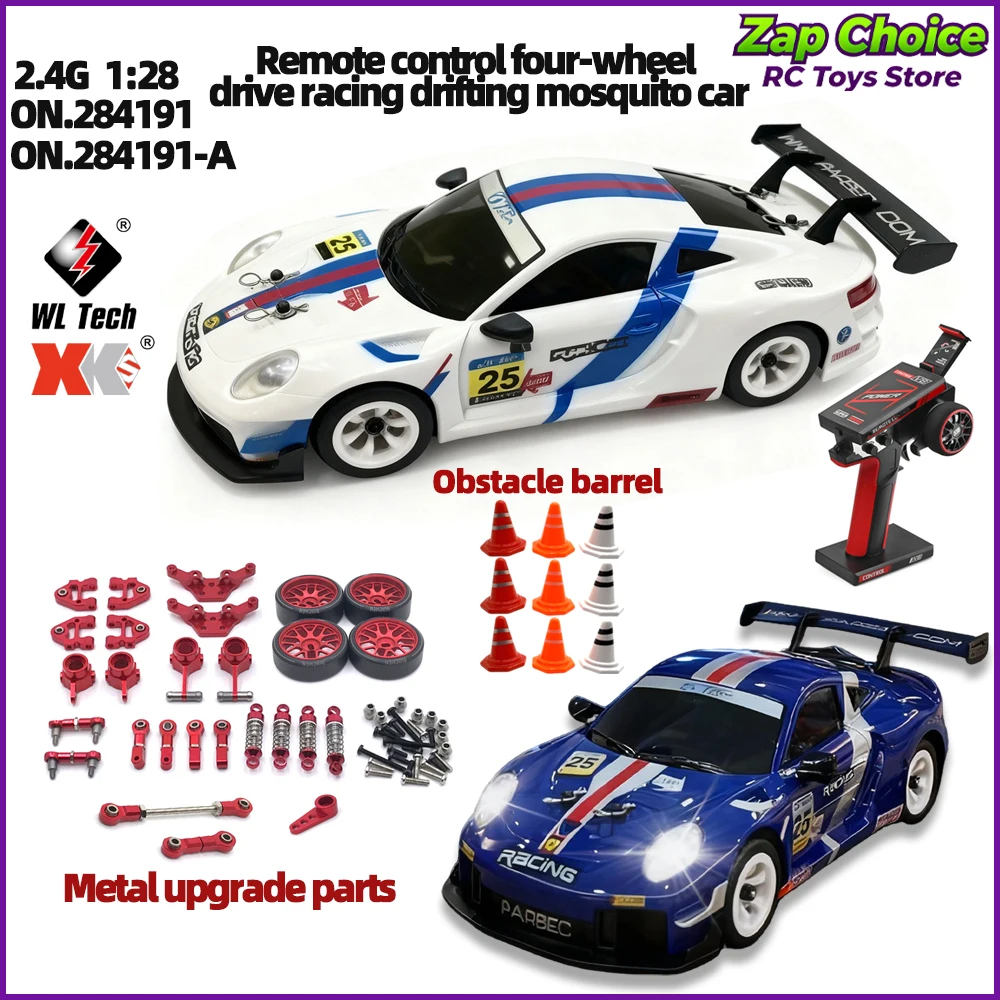 

Zap WLtoys 284019-A 284191 1/28 радиоуправляемый автомобиль 30 км/ч Высокоскоростная стабилизация гироскопа 4WD Электрический RC Drift Car 2,4G Игрушка в подарок для мальчиков