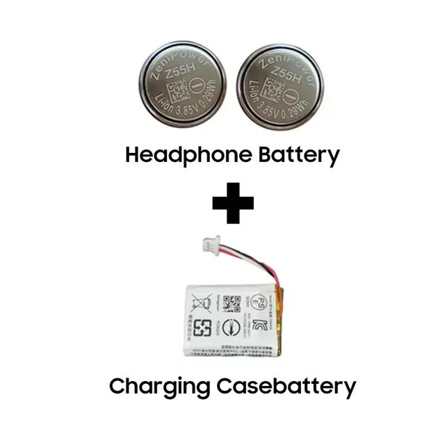 NEW 2PCS Z55H ZeniPower replacement CP1254 1254 for Sony WF-1000XM4 XM4 Bluetooth Headset Battery 3.85V 75mAh Z55H