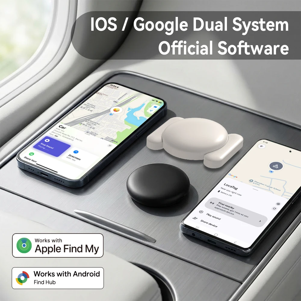 1/4-pack For Apple Find My/Google Find Hub Tracker Strong Magnetic Waterproof Anti-lost Finder Device For IOS/Google Smart Tag