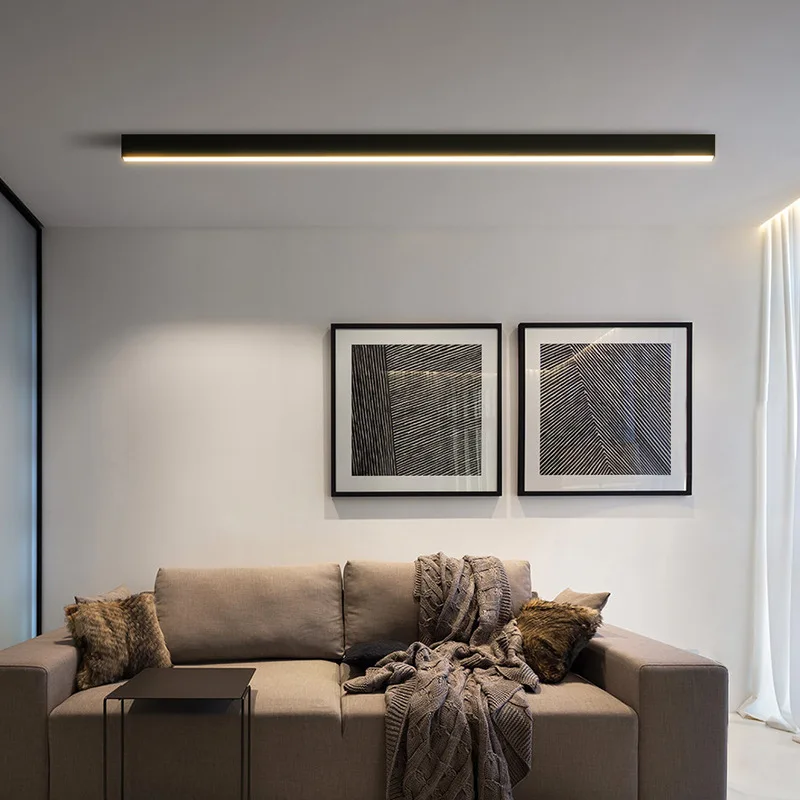 LED Long Strip Light 80CM Ceiling Light Modern Living Room Hallway Balcony Cloakroom Office Shop Indoor Lighting Ceiling Lamps