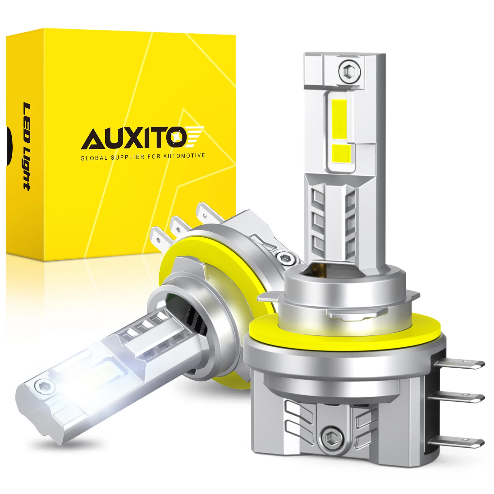 AUXITO H15 LED Canbus Headlight High Low Beam 30000LM 60W H15 LED Bulb DRL for VW golf 7 MK6 Skoda BMW Mercedes Ford Mazda CX5