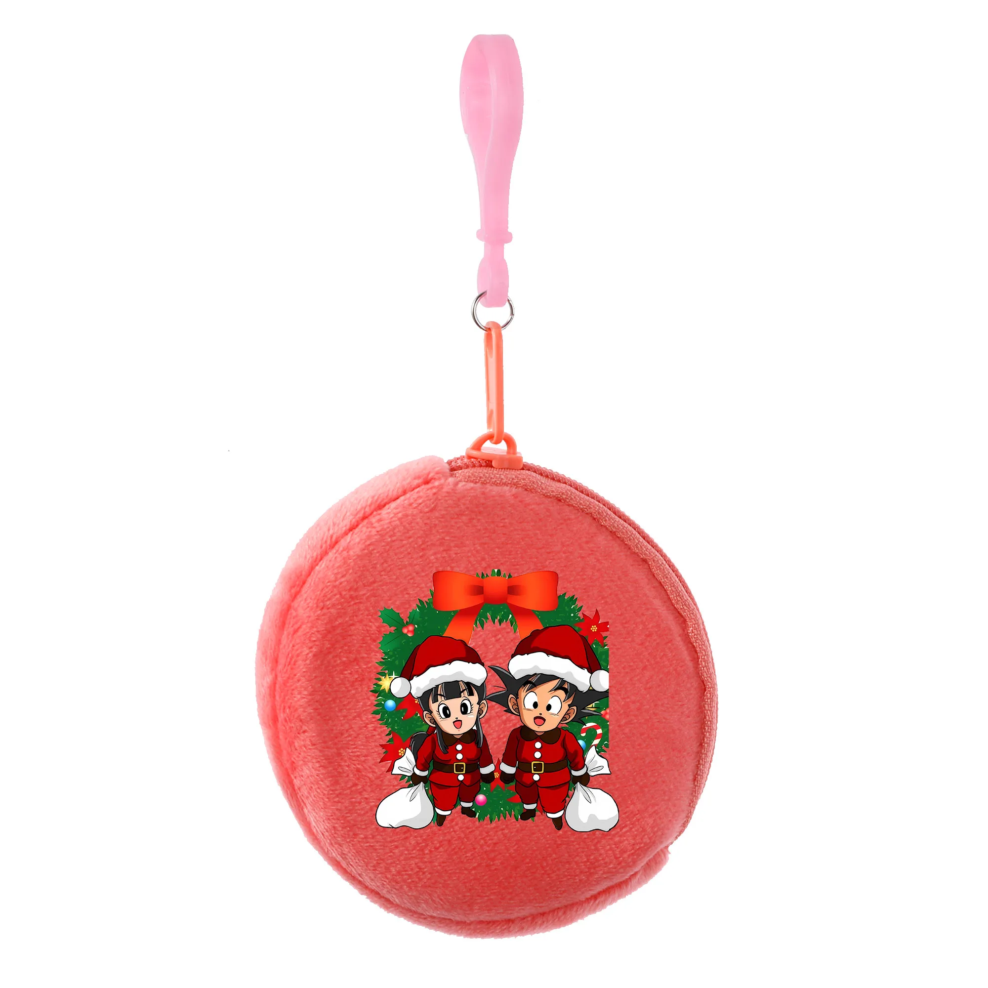 

Dragon Ball Plush Wallet Outdoor Compact Portable Coin Wallet Cute Cartoon Anime Pattern Storage Bag Children's Christmas Gift