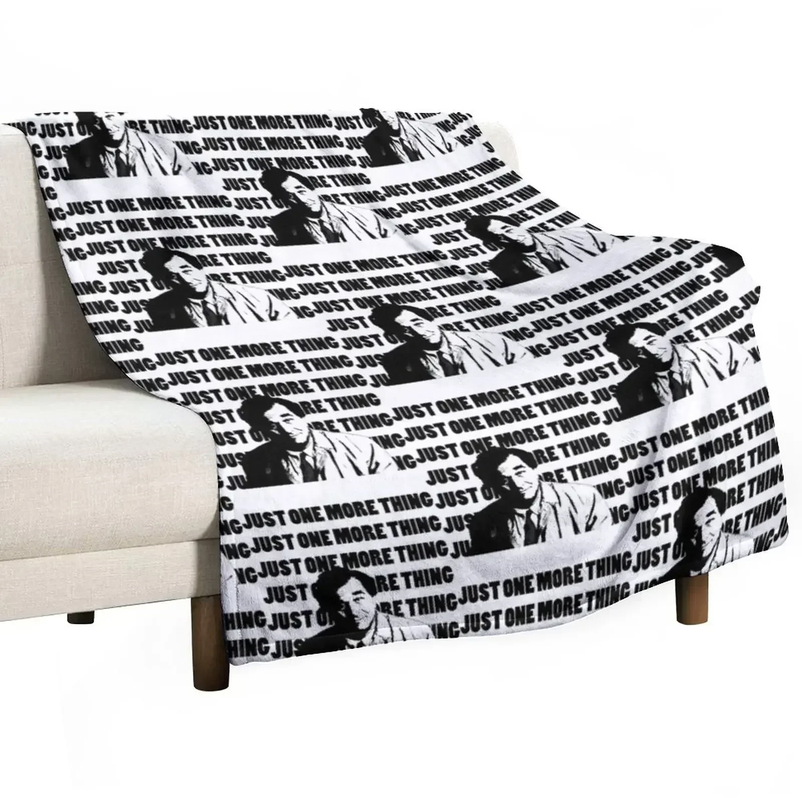 Columbo Throw Blanket anime Flannel Plaid on the sofa Comforter Blankets