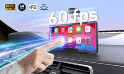 MINIX-Portable Wireless Carplay, Android Auto, High-Definition Touch Screen, CP89-HD