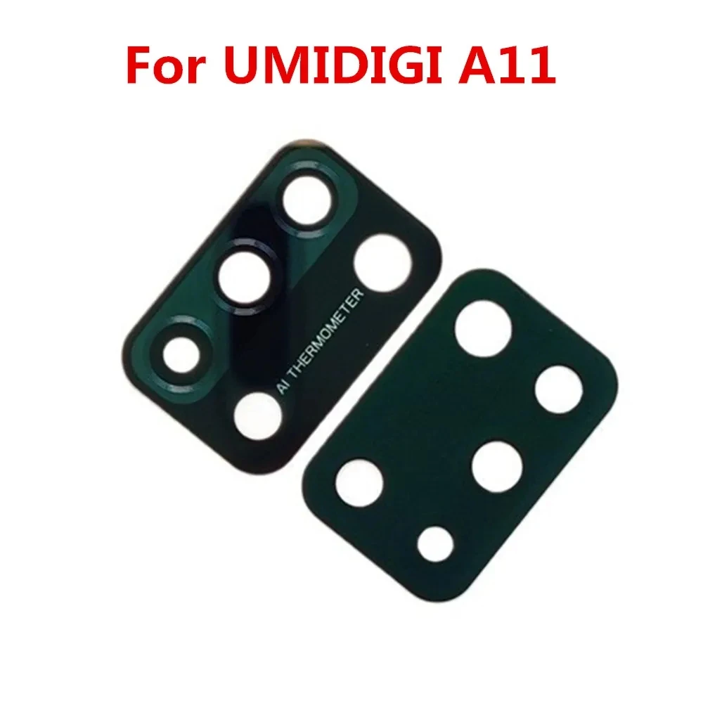 Original Camera Lens Glass + Fingerprint Button Sensor Flex Cable Repair Replacement Accessories For UMI Umidigi A11 Smartphone