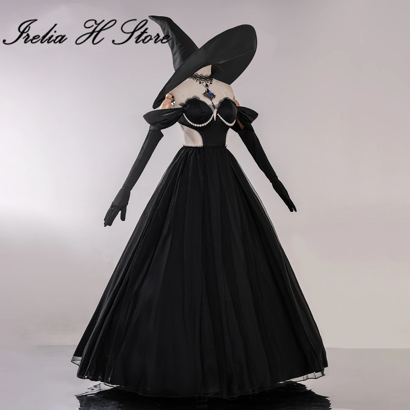 Irelia H Dragon Raja Motong Chen أزياء تنكرية للنساء فستان ساحرة للهالوين لعبة نسائية