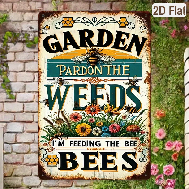 1pc of fun gardening quotes  sign 