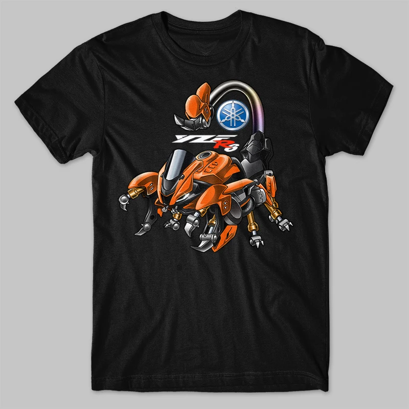 Classic Japanese Motorcycle YZF R6 Scorpio Inspiration T-Shirt New 100% Cotton O-Neck Summer Short Sleeve Casual Mens T-shirt