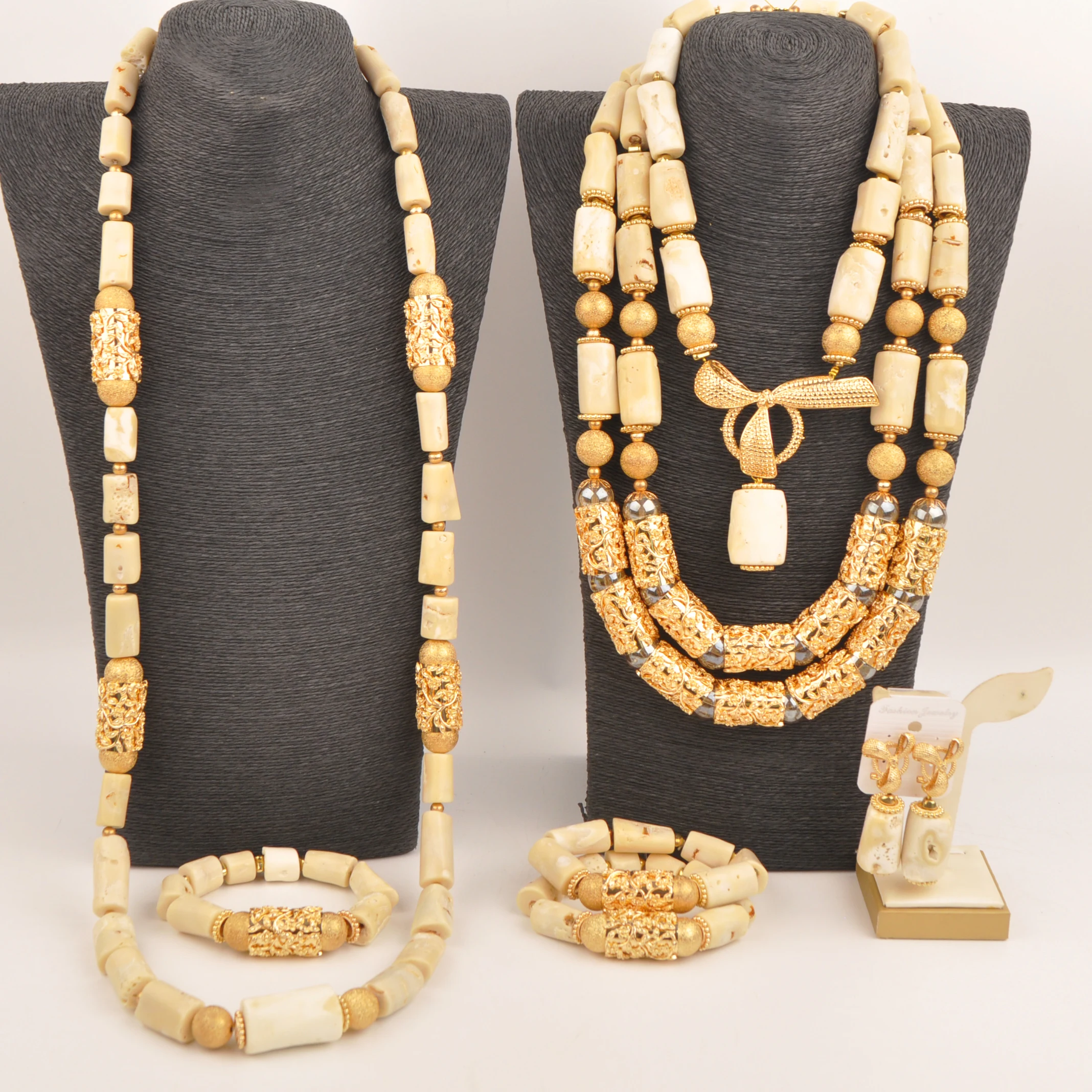 

Necklace Fashion African Nigerian Wedding jewelry Natural White coral collection