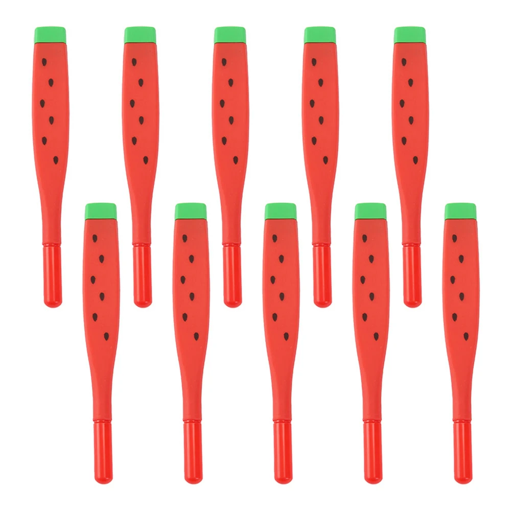 

12 Pcs Back to School Pen for Homework Decorative Pens Eraser Teacher Soft Rubber Journaling Office Students Kids Neutral