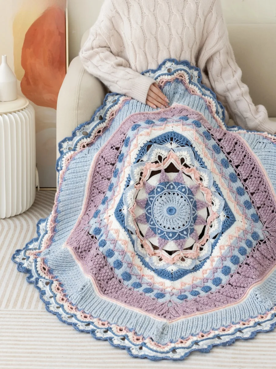 

3D Relief Knitting Yarn Ball Materials DIY Crochet Wool Ball Handmade Crt Kit SuSuJieHome Spring 2025 Exclusive Wool Yarn