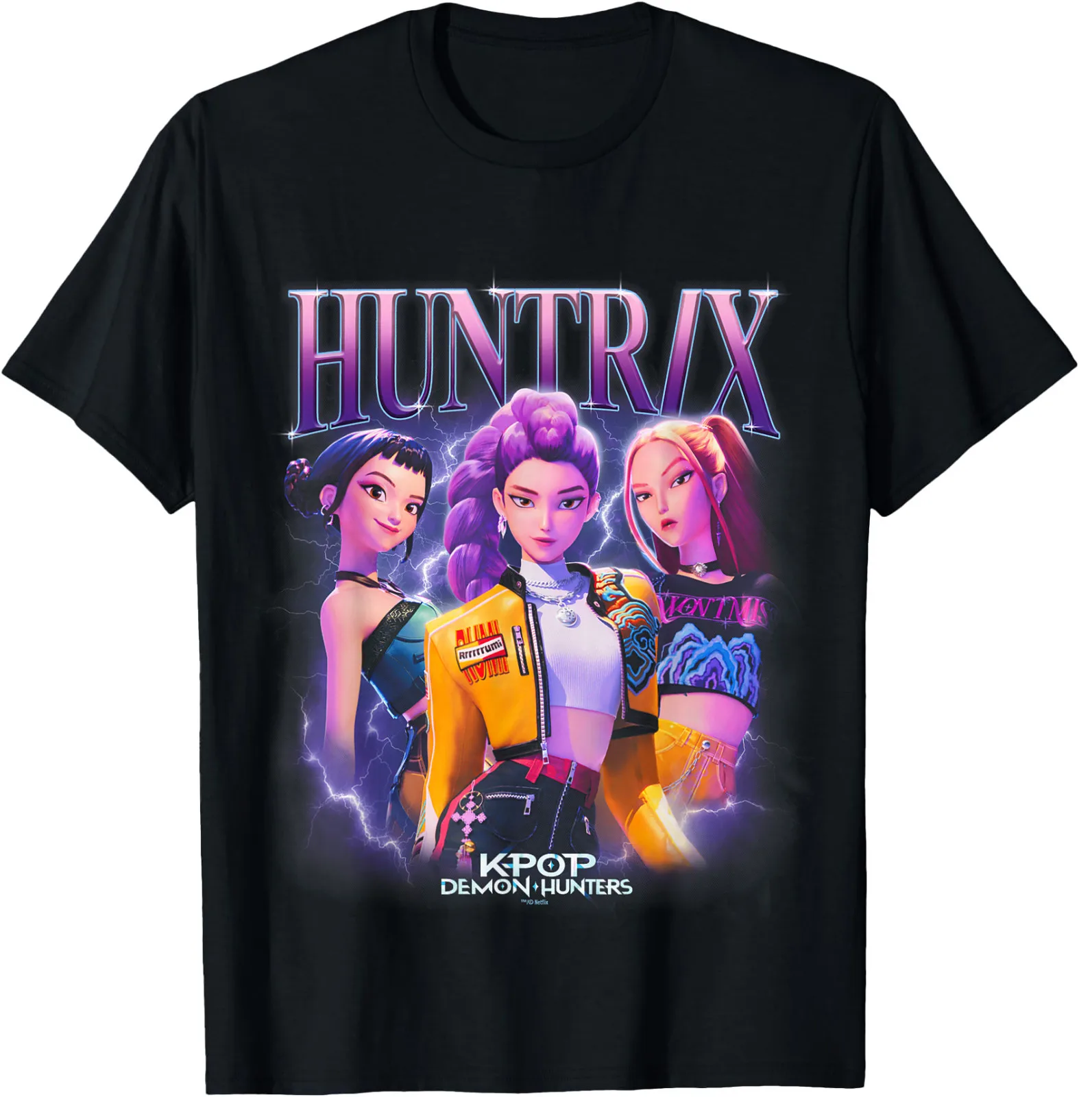 

Camiseta KPop Demon Hunters Huntrix, camiseta del녀 Huntrix, regalo para fan-