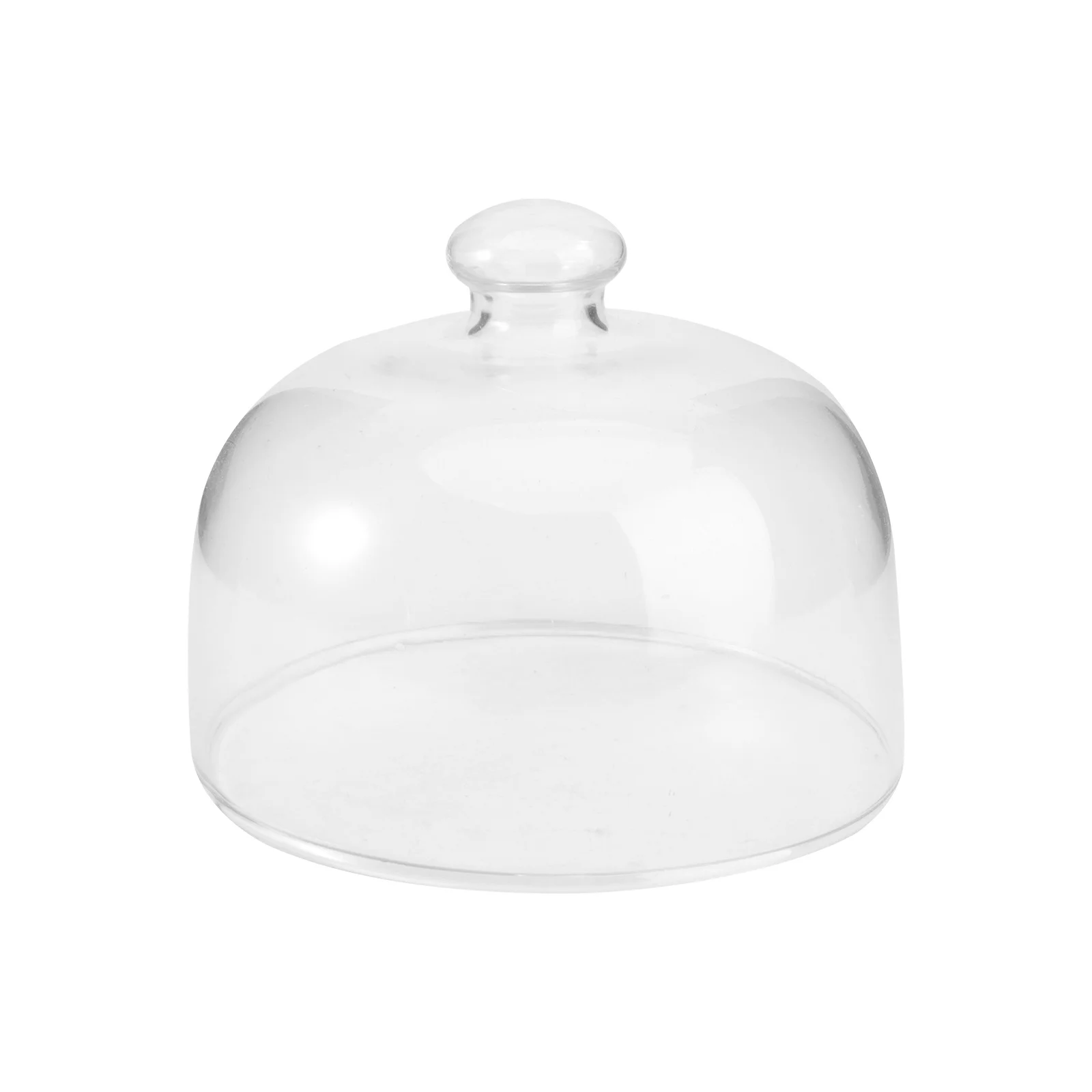 

1Pcs Clear Cake Dome Cover Glass Food Protector for Cake Stand Storage Portable Elegant Display for Party Wedding Picnic Use