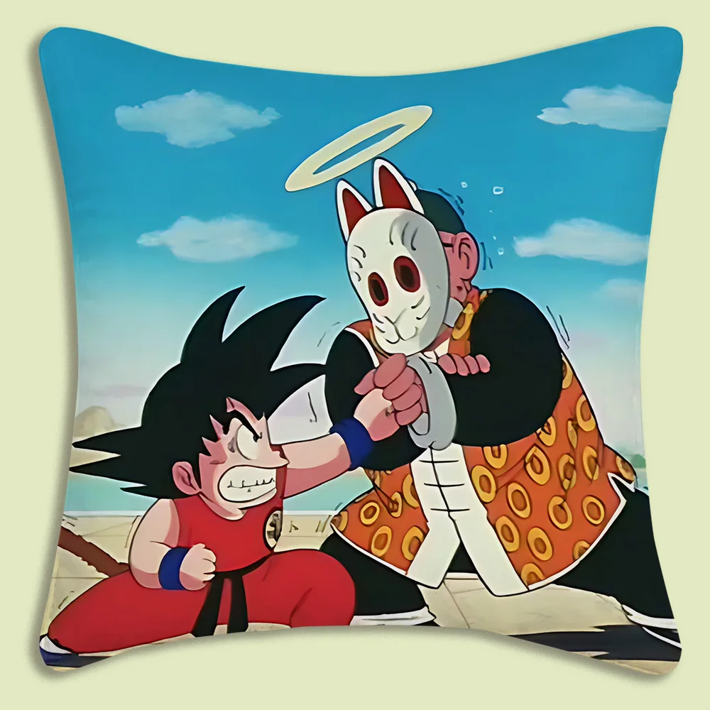 Anime Son Goku D-Dragon BallS Body Pillow Covers Cartoon Sofa Decorative Home Double-sided Printing Short Plush Cute Cushion