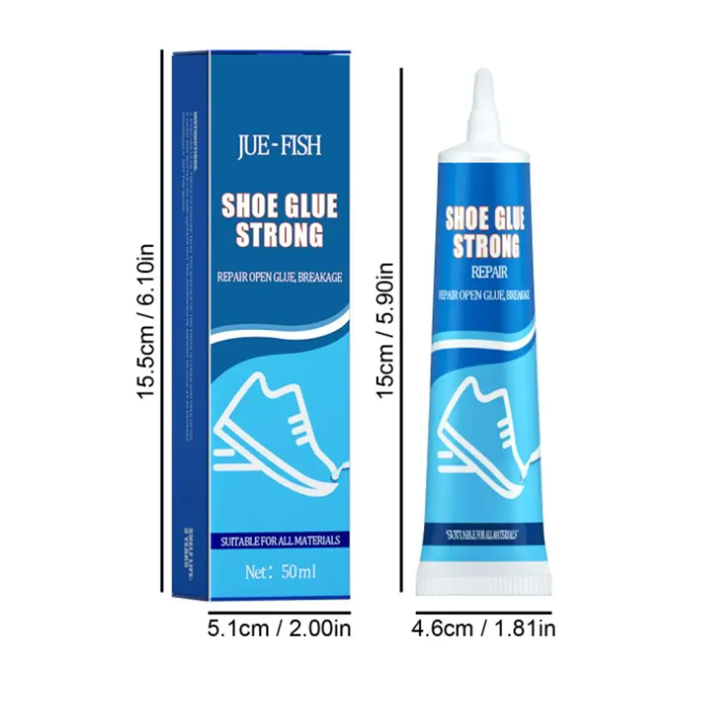 50Ml Sterke Schoen Lijm Zool Reparatie Agent Multi-Purpose Lijm Reparatie Waterdichte Schoenen Hak Clear Reparatie Schoenen W3y7