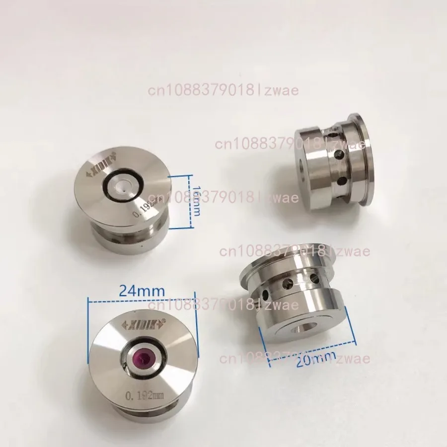 

0.192 0.195mm EDM Parts Molybdenum Wire Guide (Ruby /Ceramic+Diamond ) for HanQi CNC Medium Speed Wire-Cutting Machines 1pc