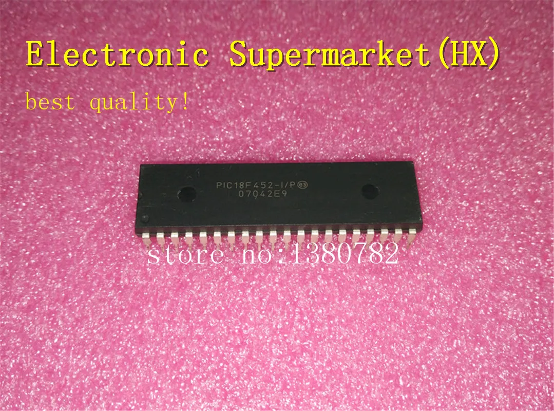 Free Shipping 10pcs/lots PIC18F452-I/P PIC18F452-IP DIP-40  New original  IC In stock!