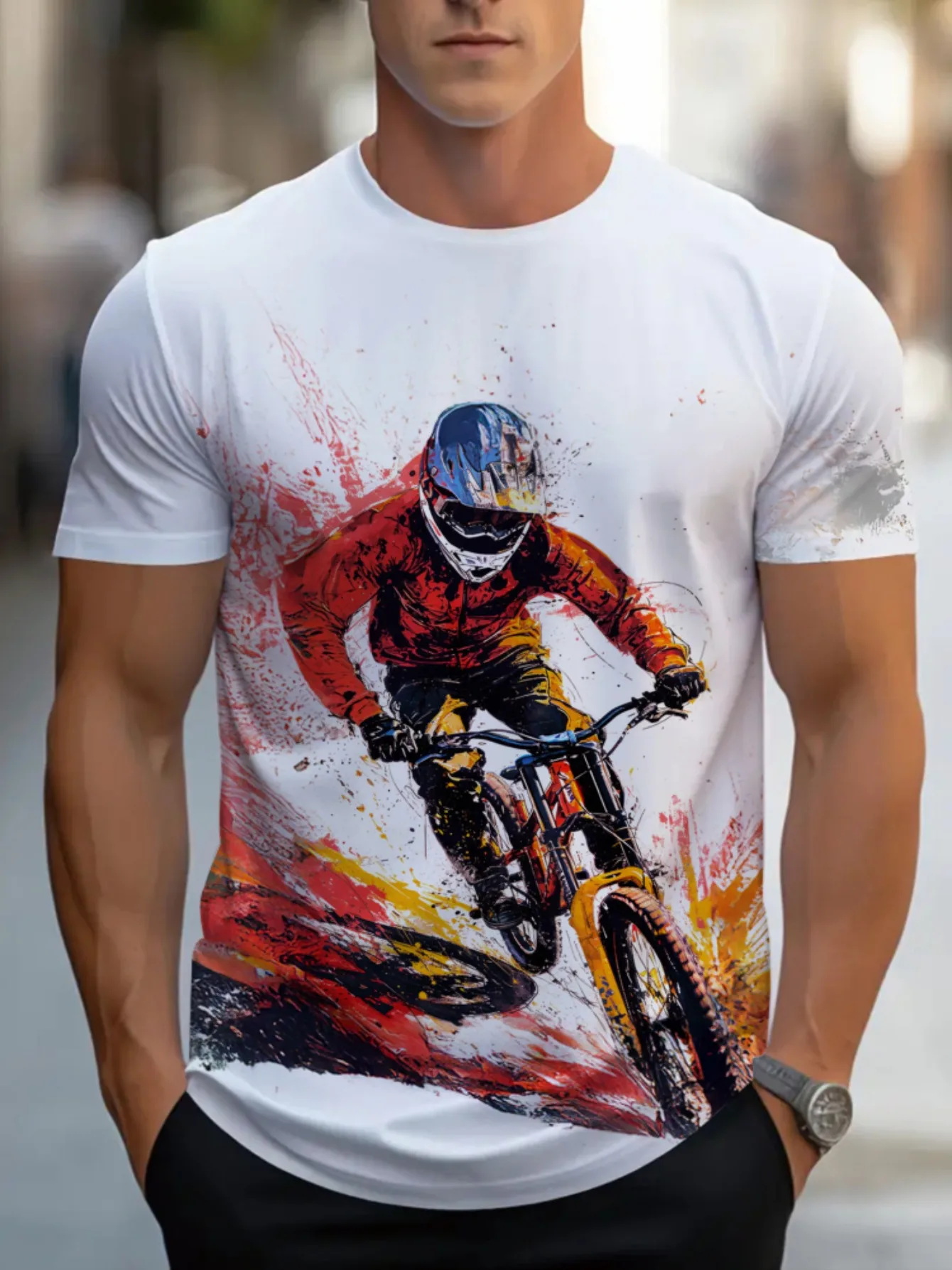 Cycling Graphic T-Shirt 3
