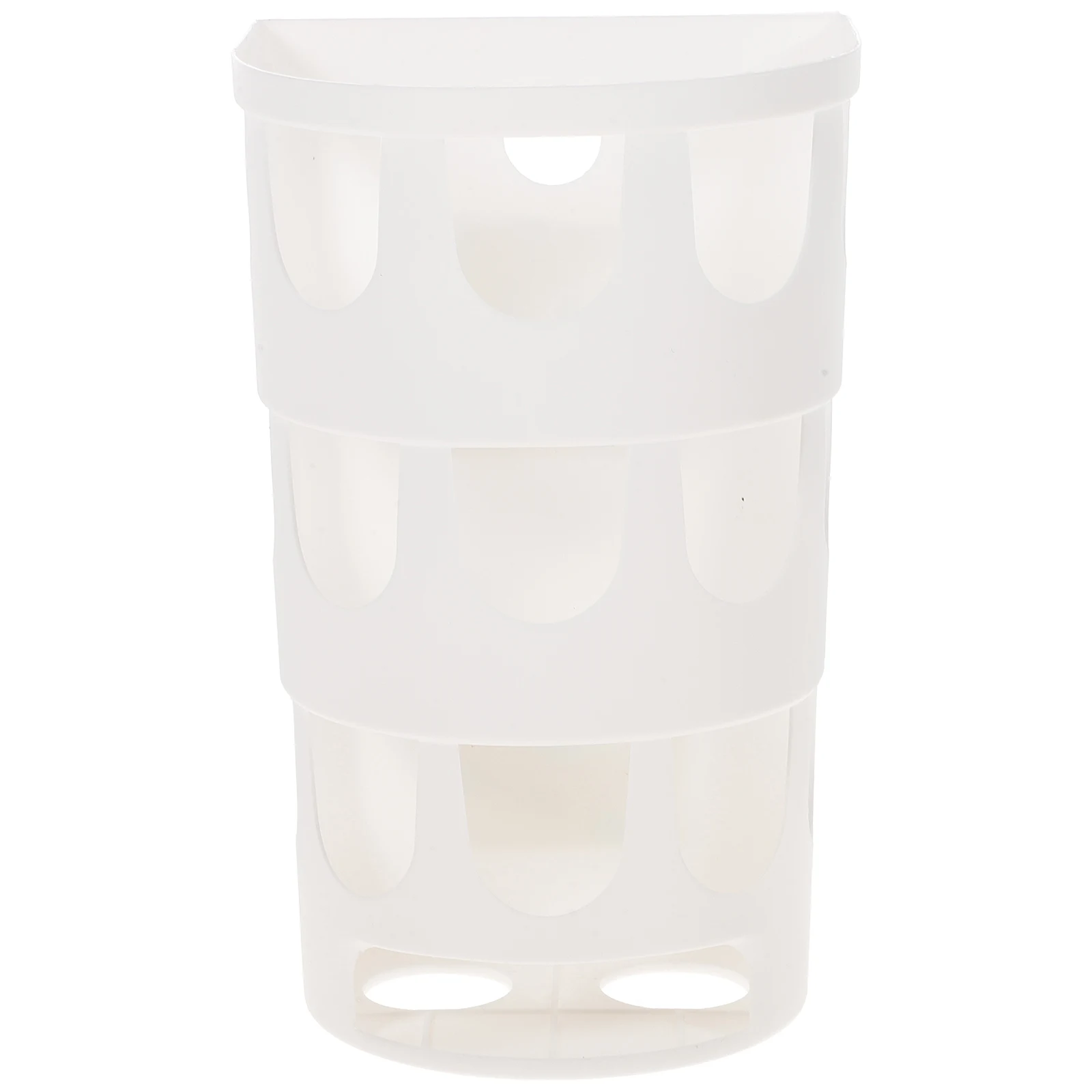 Vinyl Storage Rack 15 Holes Tissue Roll Holder Eco Bag Collector Safe Garbage Dispenser Plastic Bag Holder Home Kitchen