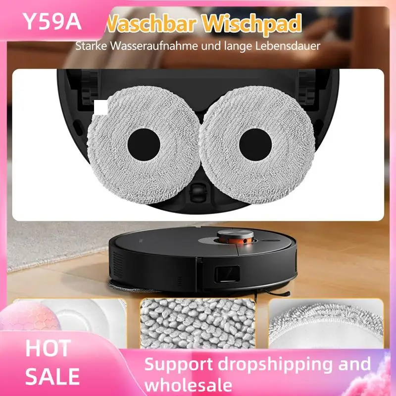ملحقات Y59A لـ Xiaomi X20 Max / X20 Pro مكنسة كهربائية روبوتية، أكياس غبار ممسحة وسادة فرشاة رئيسية فرش جانبية فلتر HEPA #1