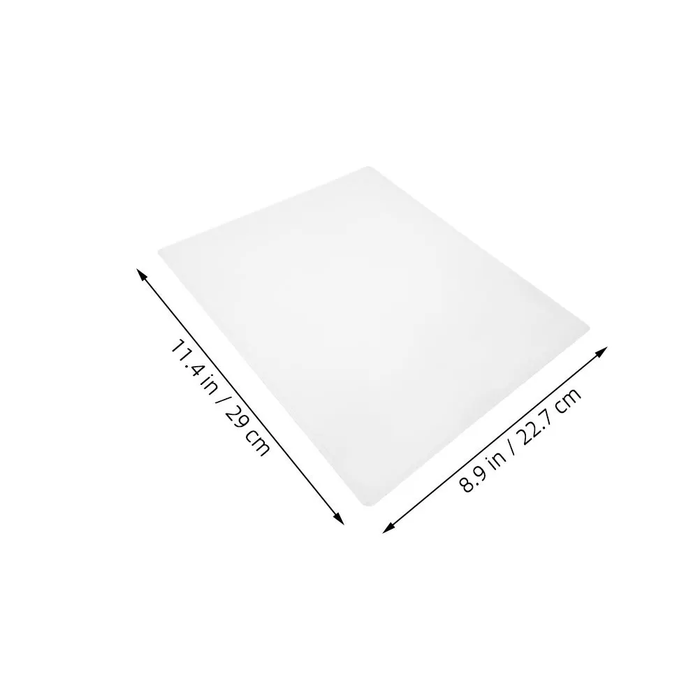 8Pcs Plastic Page Protectors 21.6x28cm Clear Waterproof Sheet Covers for Photos Documents Print Protection Folder Inserts