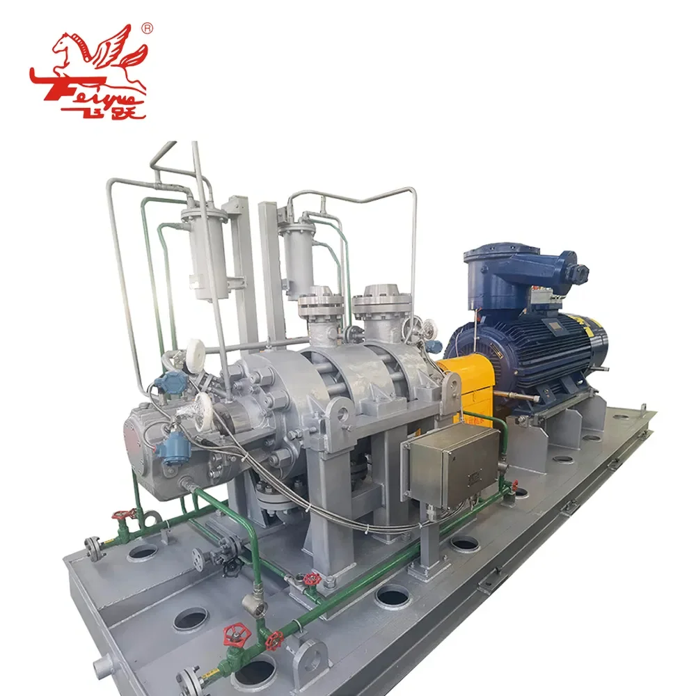 

Fmc Horizontal High Pressure Chemical Bb4 Multistage Centrifugal Pump, Boiler Feed Water Pump, Titanium/Duplex Stainless Sea