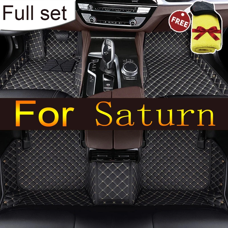 

Leather Car Floor Mats For Saturn Astra Vue Sky 2seat Car accessories