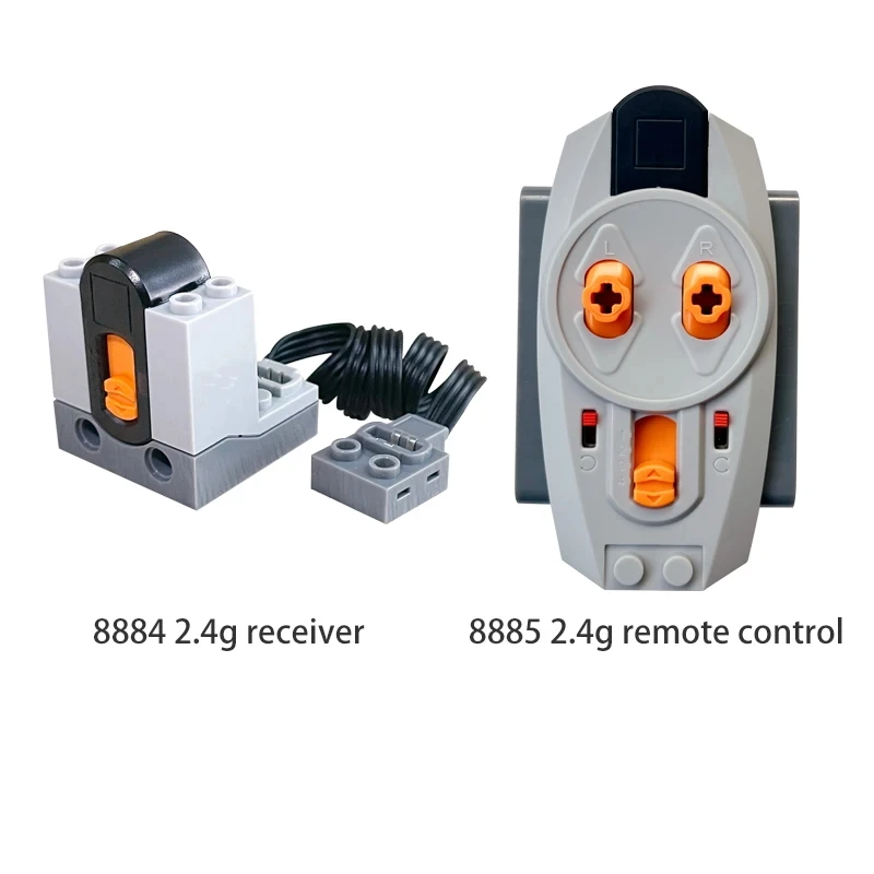 2,4G Fernbedienung Empfänger Komponente Programmierbare Sprayer Motor Teleskop Schubstange Musik Box Power Teile Baustein LED