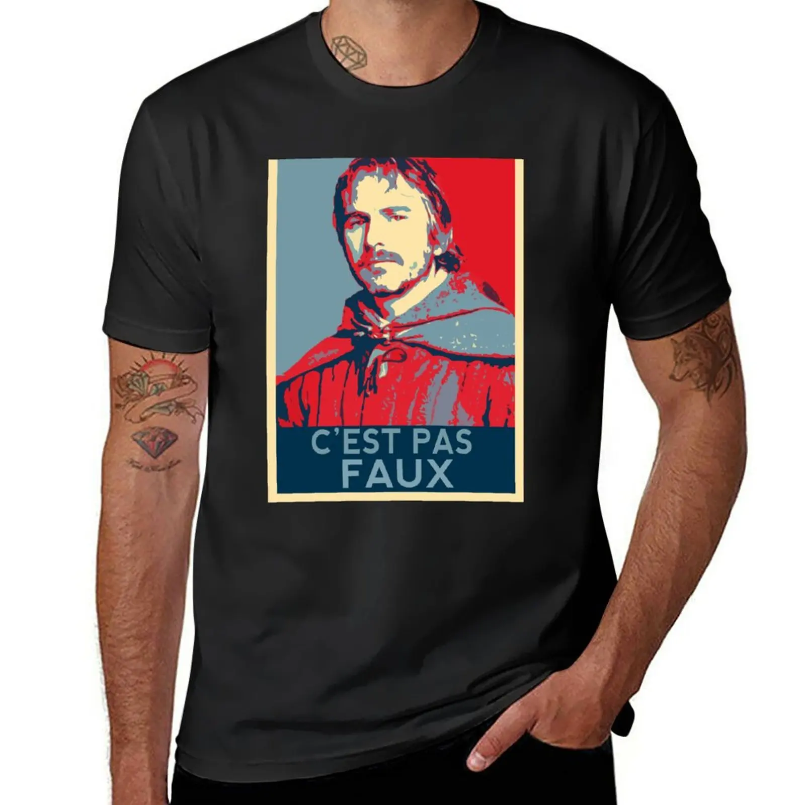 New Kaamelott - Perceval Hope Style - C'est pas faux T-Shirt graphic t shirts mens t shirt