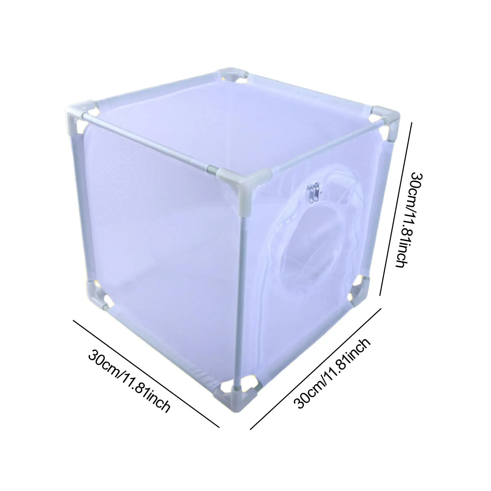 العاهل فراشة الموئل قفص الزينة قفص التهوية غطاء للحماية نبات قابل لإعادة الاستخدام ومنزل قفص شبكي للفناء الخلفي