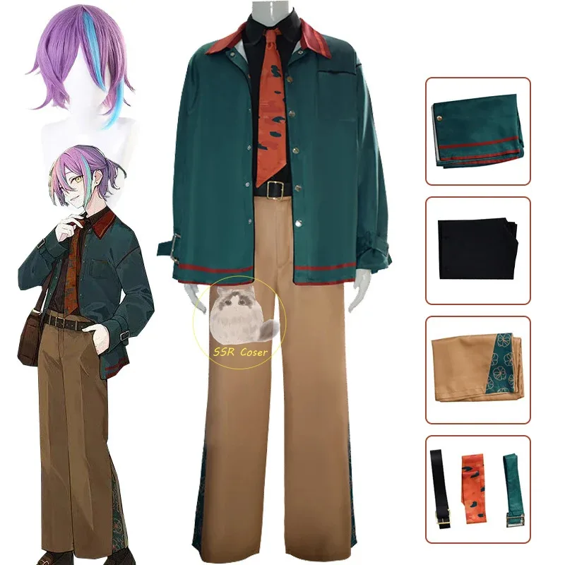 لعبة كاميشيرو روي مشروع سيكاي المرحلة الملونة! الفذ حية سيئة فرقة تأثيري حلي موحدة شعر مستعار هالوين Clothing6;d'3,h'7.b;