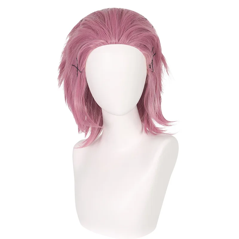 Windjacke Cosplay Perücke von Miharu Kiryu Kurzes Haar für Windjacke-Charakter