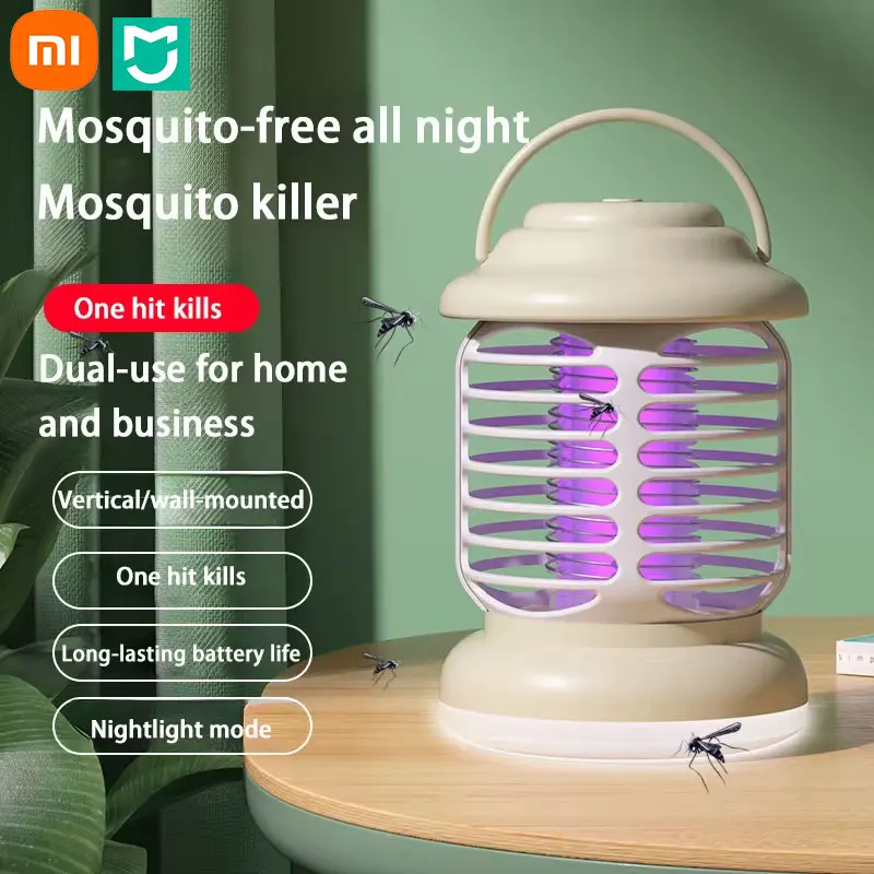 Xiaomi MIJIA Electric Mosquito Killer Light Home Camping Lighting USB Rechargeable Mosquito Extinguisher Lamp Automatic Trapping