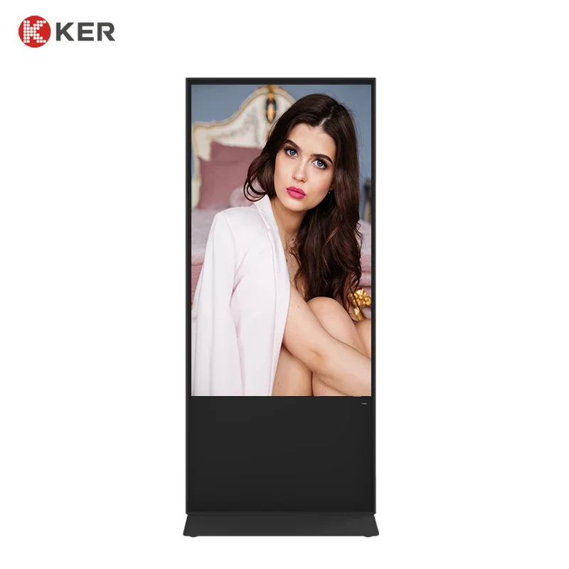 Floor Standing Vertical Interactive Digital Signage Totem LCD TV Touch Screens Kiosk Advertising Display for advertising