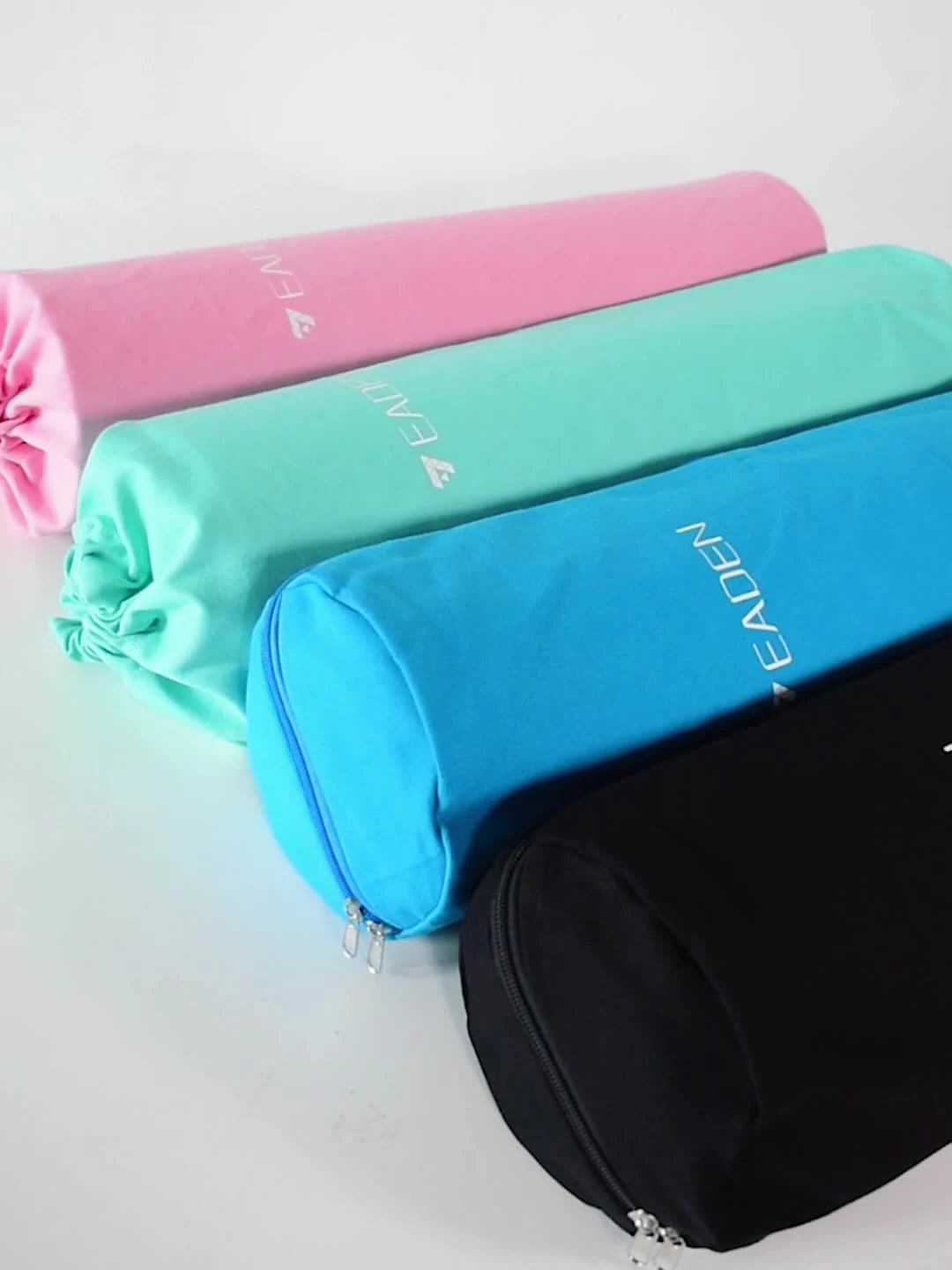 Yoga Mat Storage Bag Yoga Storage Bag Yoga Mat Mesh Bag Protective Cover Drawstring Zipper Durable Canvas Yoga Bag Sports Bag