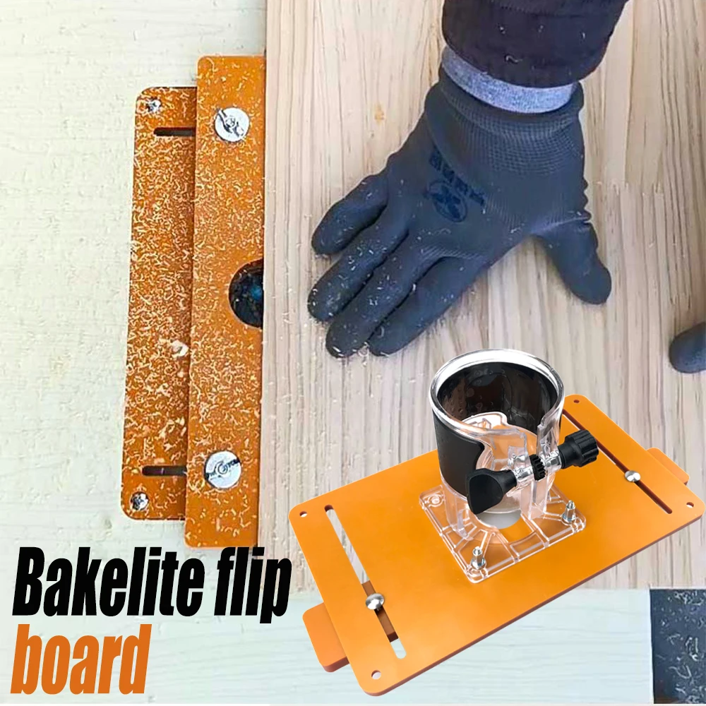 

Wood Milling Slotting Chamfering Trimming Machine Balance Board Router Table Insert Plate Guide Tool For Woodworking Work Bench