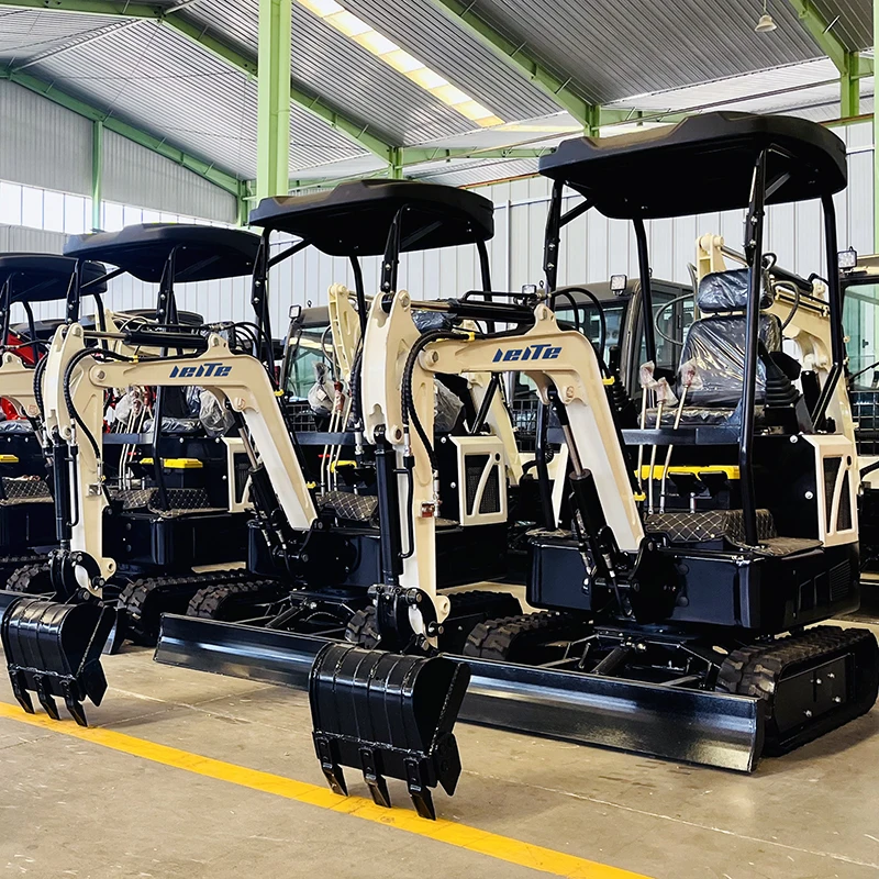 Cina prezzo di fabbrica piccoli escavatori cingolati idraulici escavatore da 1.5 tonnellate 1500kg Mini escavatore Bagger piccolo escavatore in vendita