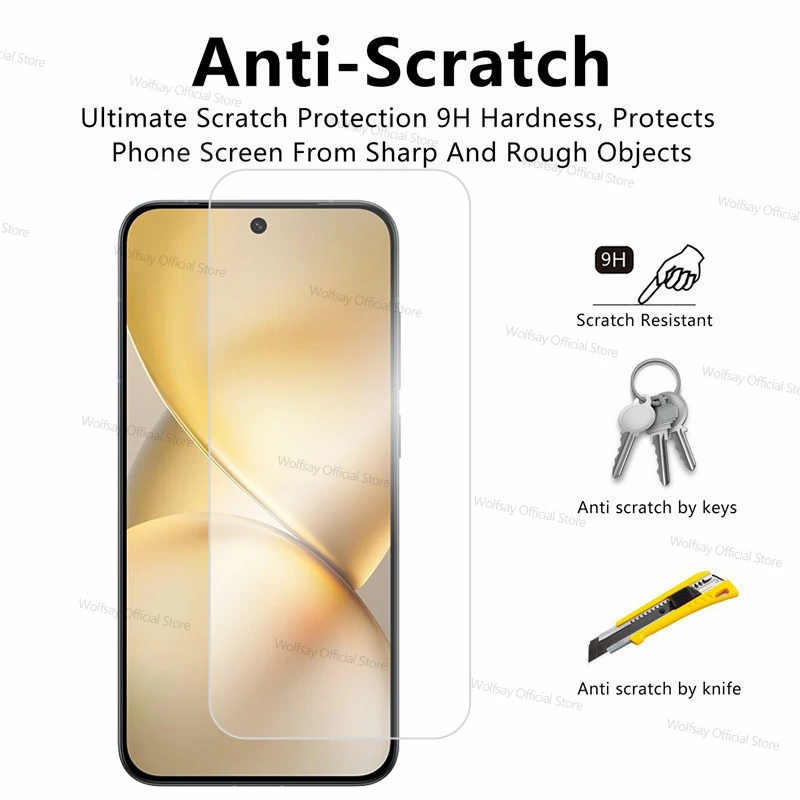 2/4PCS Screen Protector For Vivo X200 Pro mini Tempered Glass Vivo X200 Pro mini Full Glue Protective Glass Vivo X200 Pro mini