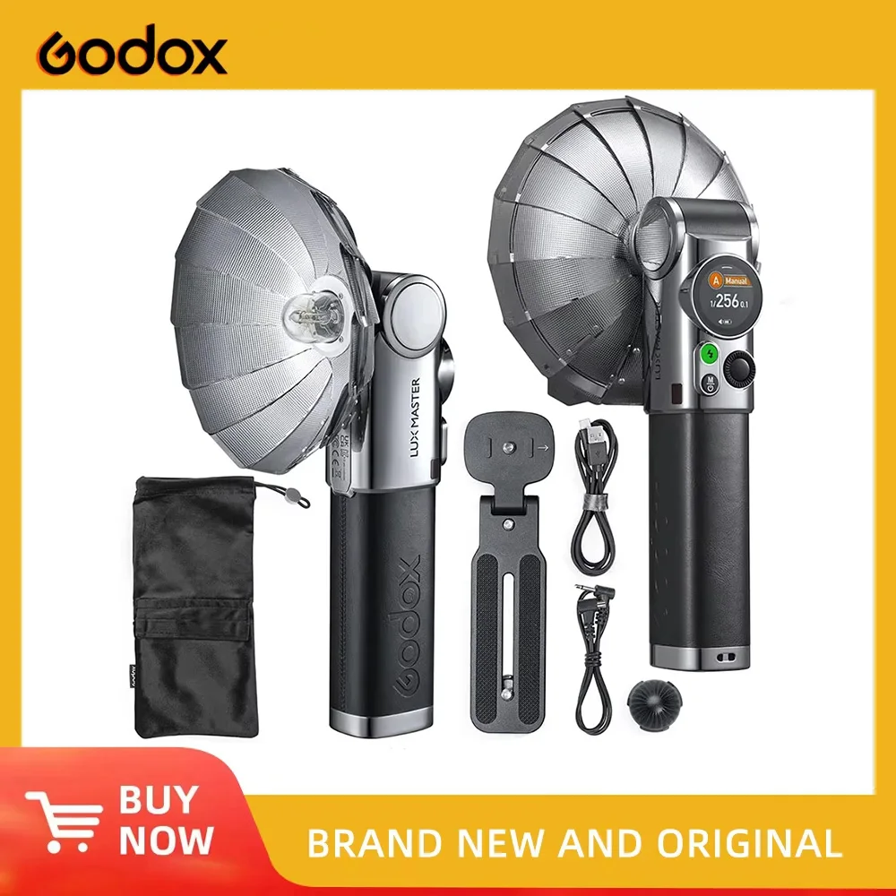 Godox Lux Master Retro Cámara Flash Portátil para Canon Sony Nikon Fuji Olympus Leica Pentax