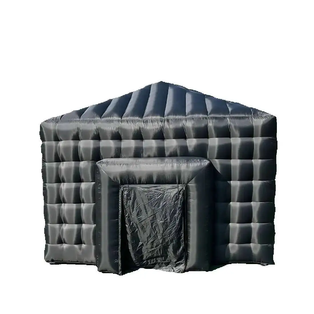 Party Nightclub Pavilion Portable Black Air Cube InfInflatable Disco Night Club Wedding Tent House Event Room Mobile