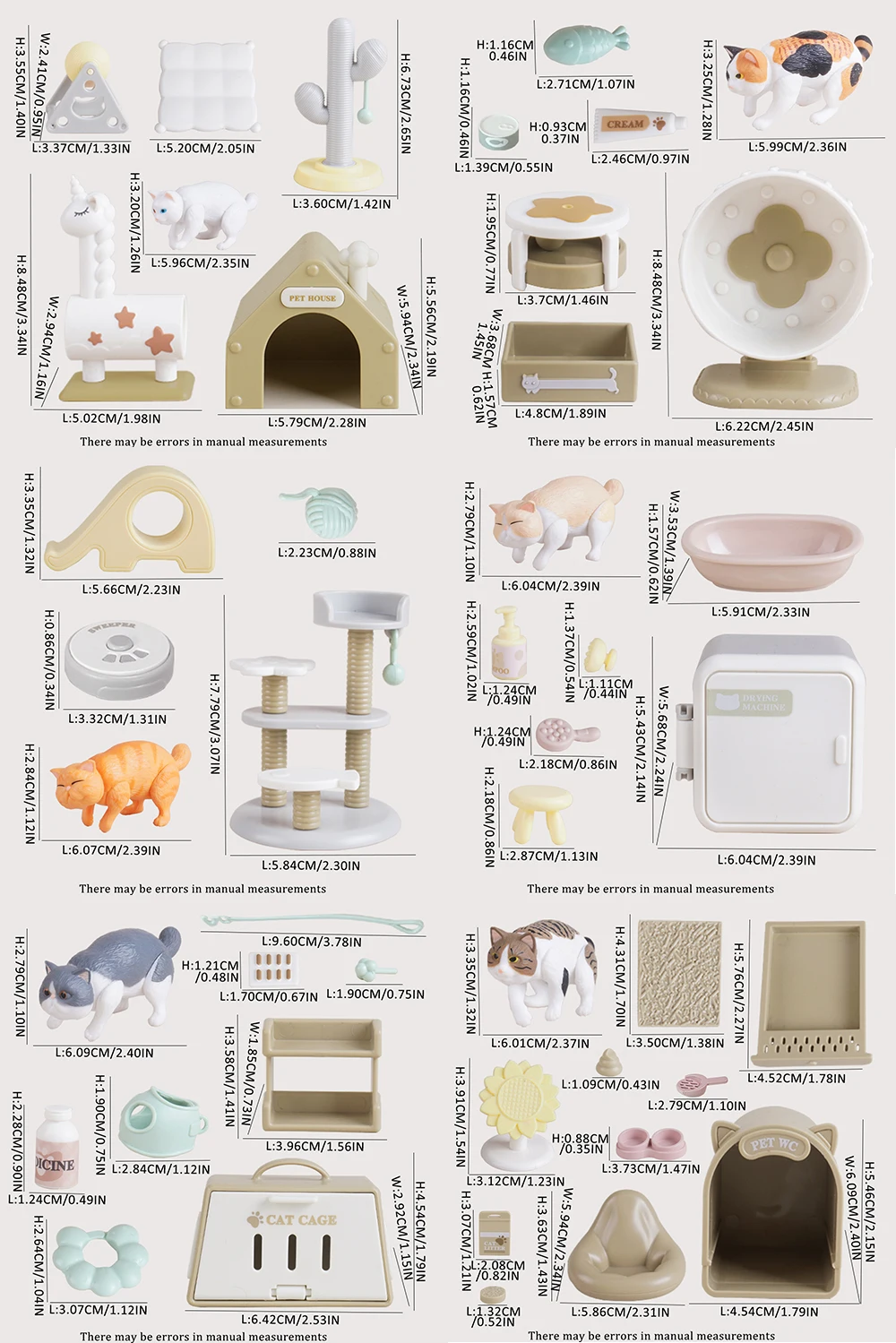 Miniature Cat House Furniture Set — product detail 12