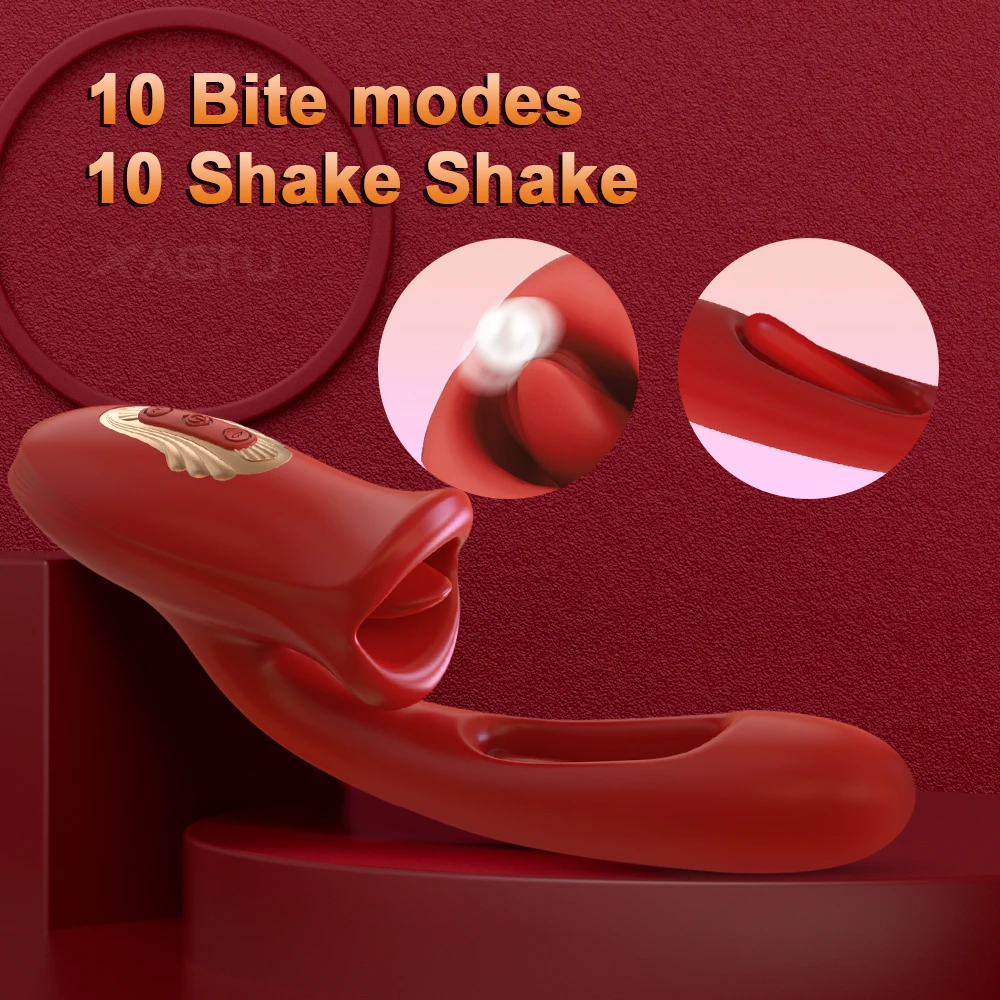 Tapping Vibrator for Women Tongue Licking Clitoris Stimulator Vagina Vibrator Oral Sex Toy for Women Female Masturbation