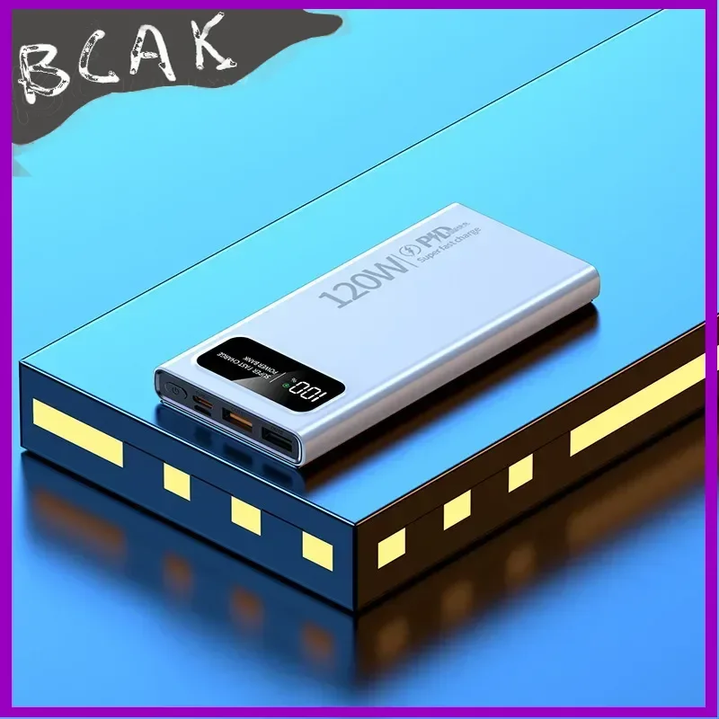 

Quality BCAK New 120W New Style Power Bank 20000mAh Super Fast Charging Large Capacity Mobile New Style Power Supply