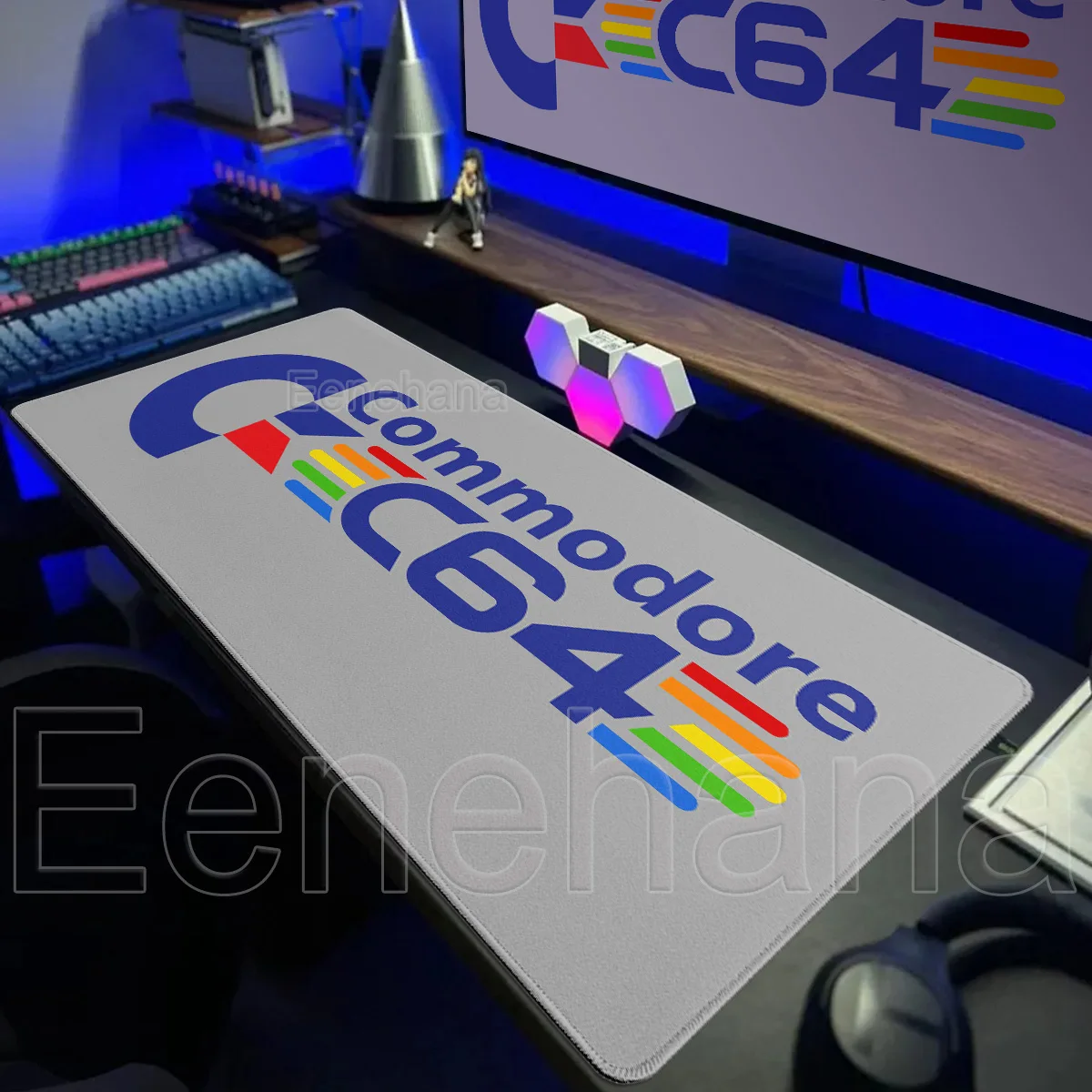

Commodore 64 Mouse Pad Non-slip Lockedge Office Student Gaming Thickened Large MouseMats Custom Print Gamer Accessories Desk Pad