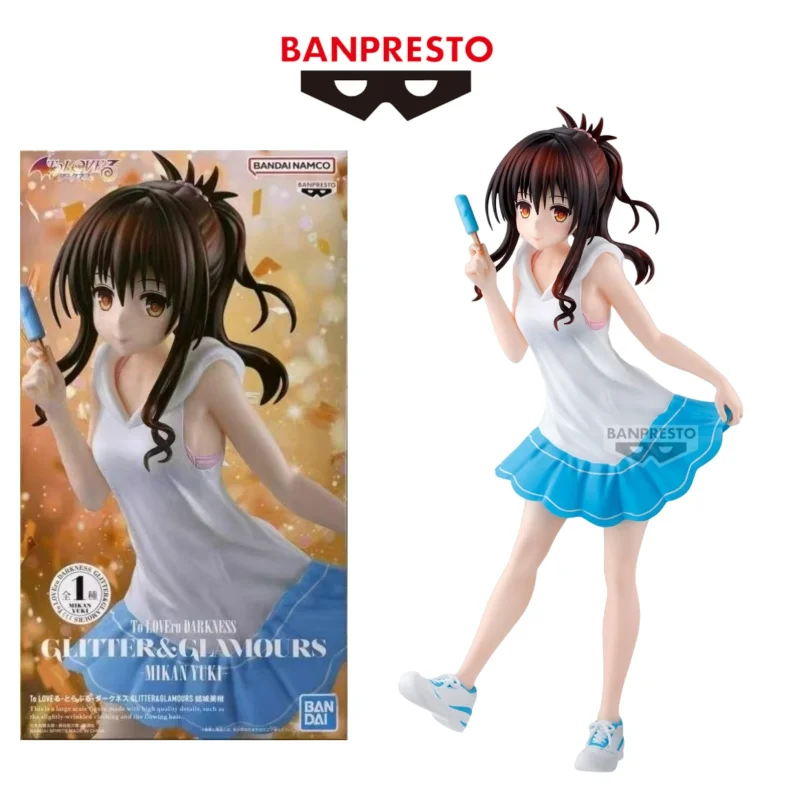 

В наличии оригинальные BANDAI BANPRESTO To LOVE GLITTER & GLAMOURS Юки Микан аниме фигурка куклы украшения подарок на день рождения игрушки подарки