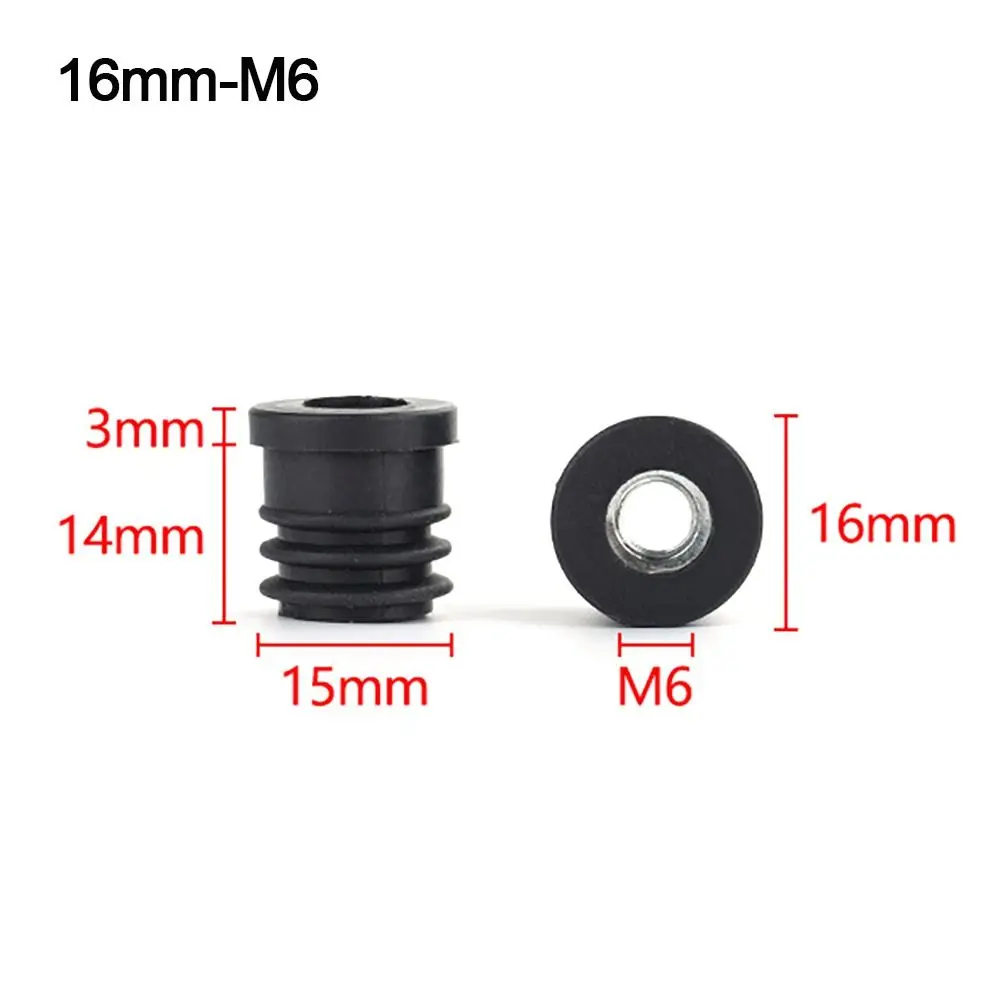 

Pipe Plug Black Nut Hole Plug Round Plastic Pipe Inner Plug Furniture Leveling Feet Furniture