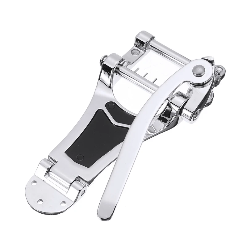 

Настраиваемый серебряный хромированный тремоло Вибрато, хвостовик, мостик, детали электрогитары, полый корпус для гитары Les Paul, музыкальная гитара