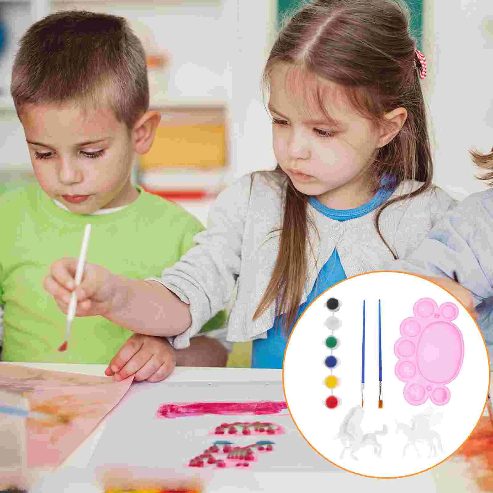 Crafts to Paint for Kids Unicorn Toys Drawing Unicorns Painting Ages 4-8 Plastic